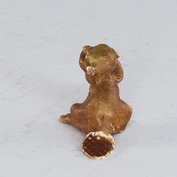 Vintage Hagen Renaker Aurasperse Beaver Miniature Figurine Paws Up - Picture 5 of 6